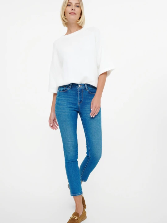Zdjęcie produktu Spodnie jeansowe slim w niebieskim kolorze Greenpoint