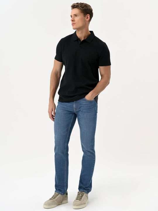 Zdjęcie produktu Spodnie jeansowe, Straight Leg, D-LEON 50 Volcano Niebieski