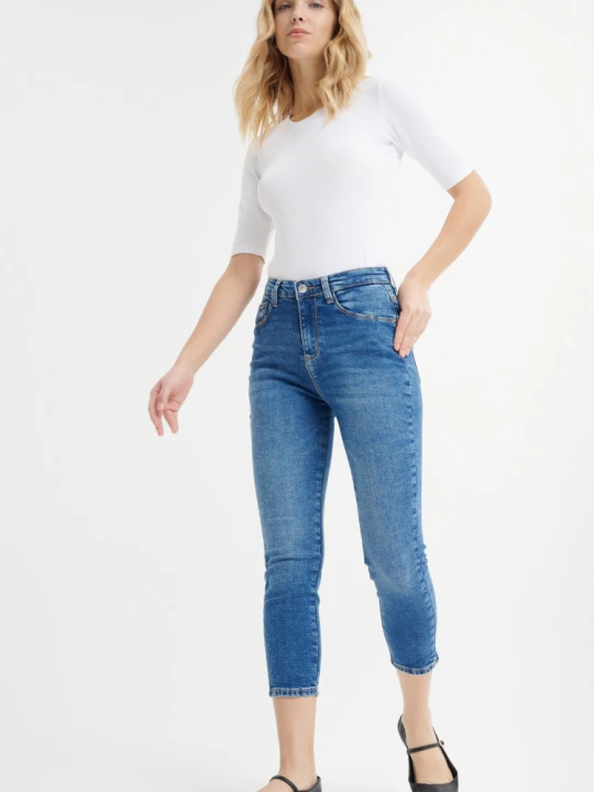Zdjęcie produktu Spodnie jeansowe typu skinny Greenpoint niebieski