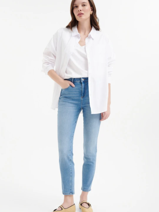 Zdjęcie produktu Spodnie jeansowe typu slim fit Greenpoint niebieski