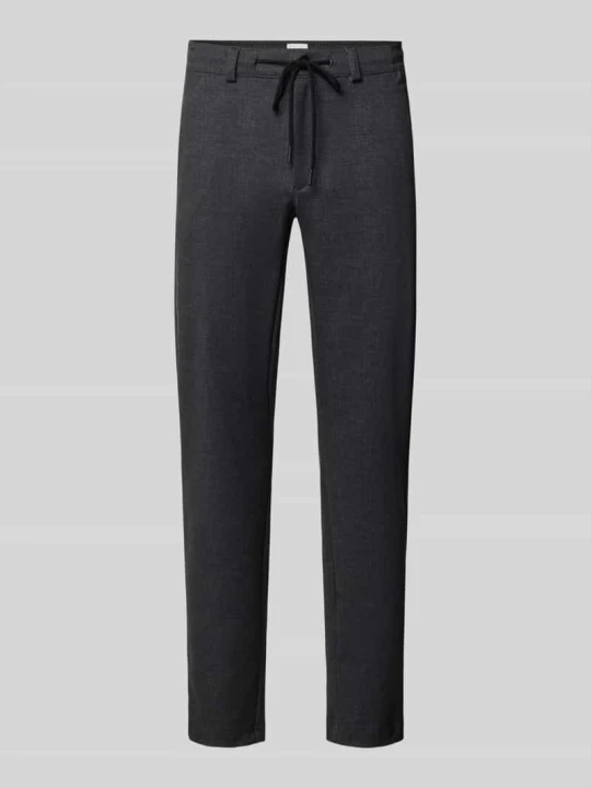 Zdjęcie produktu Spodnie jogger o kroju tapered fit z czystej bawełny model 'Phil' BRAX Antracytowy