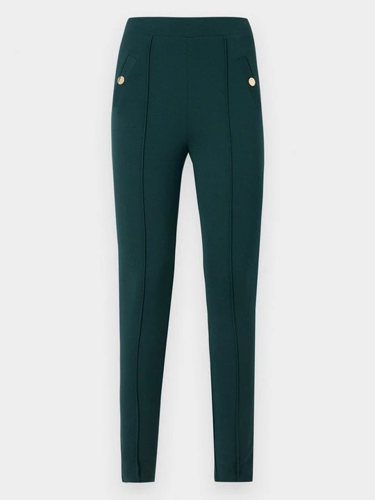 Zdjęcie produktu Spodnie legginsy Anna Field By Zalando ciemnozielony