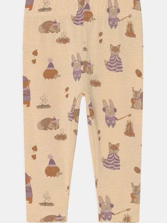 Zdjęcie produktu Spodnie legginsy Bruuns Bazaar beżowy