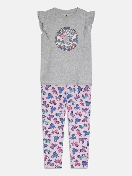 Zdjęcie produktu Spodnie legginsy Converse różowy