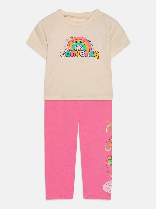 Zdjęcie produktu Spodnie legginsy Converse jasnoróżowy