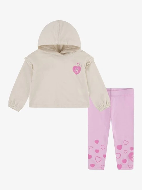 Zdjęcie produktu Spodnie legginsy Converse różowy
