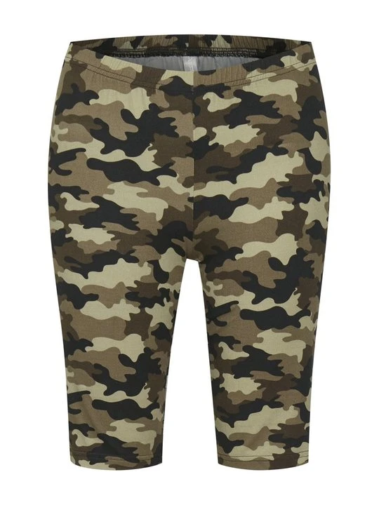 Zdjęcie produktu Spodnie legginsy Culture brązowy melanż