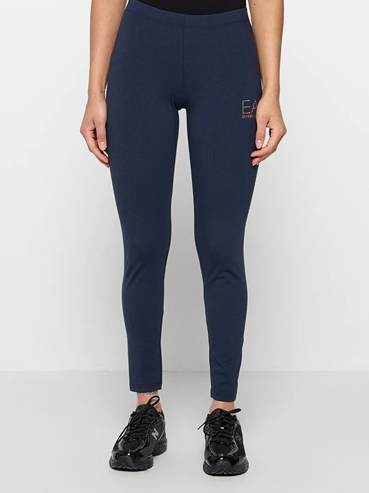 Zdjęcie produktu Spodnie legginsy EA7 Emporio Armani niebieski