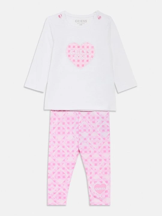Zdjęcie produktu Spodnie legginsy Guess biały