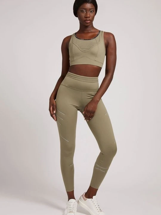 Zdjęcie produktu Spodnie legginsy Guess oliwkowy