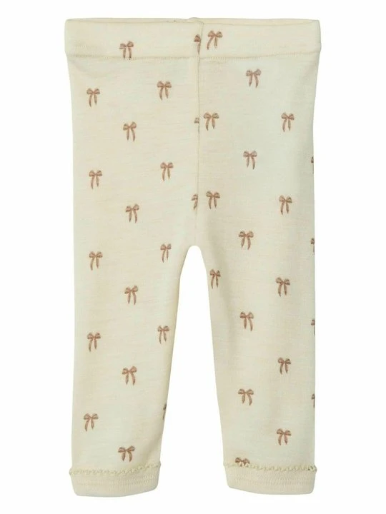 Zdjęcie produktu Spodnie legginsy Lil' Atelier mleczny