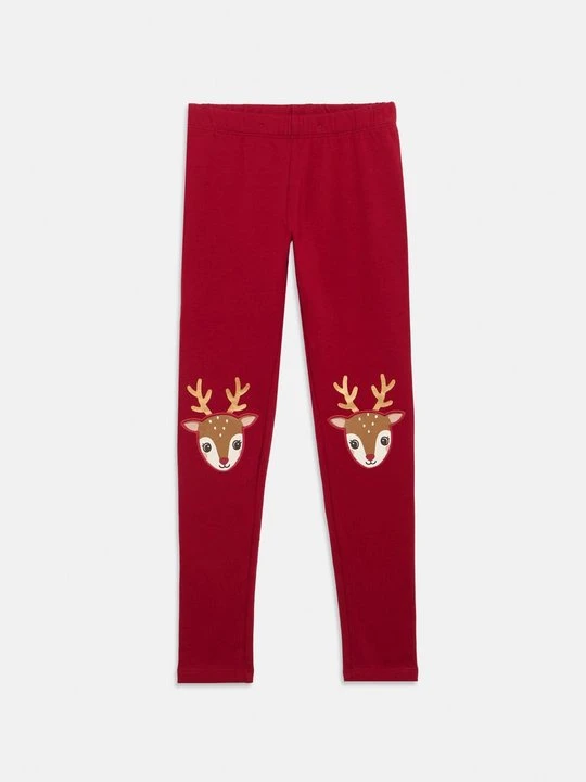 Zdjęcie produktu Spodnie legginsy Lindex czerwony