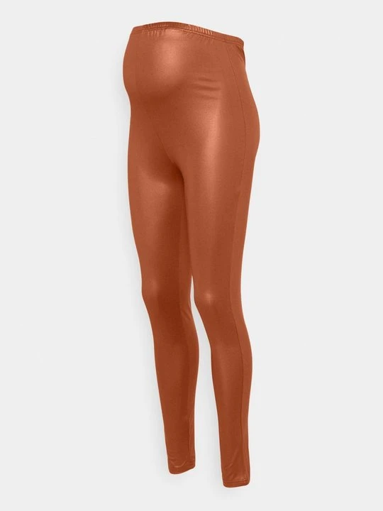 Zdjęcie produktu Spodnie legginsy Mamalicious brązowy