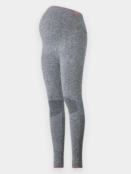 Zdjęcie produktu Spodnie legginsy Mamalicious szary melanż