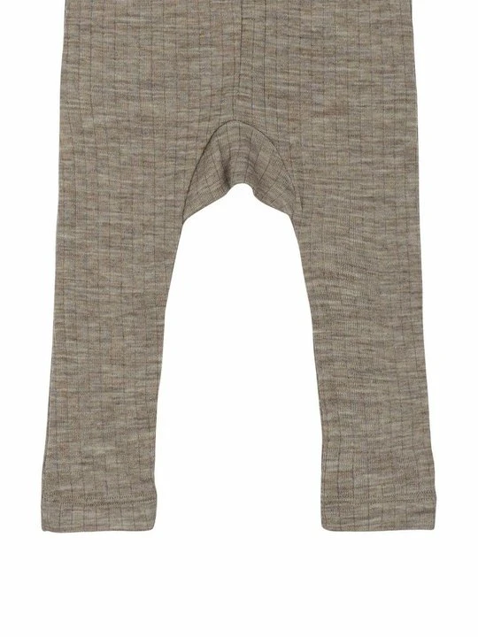 Zdjęcie produktu Spodnie legginsy Mikk-line beżowy melanż