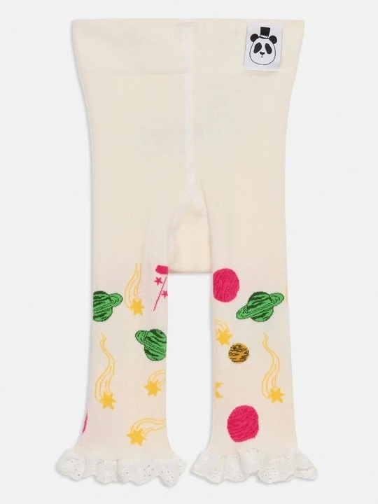 Zdjęcie produktu Spodnie legginsy Mini Rodini mleczny