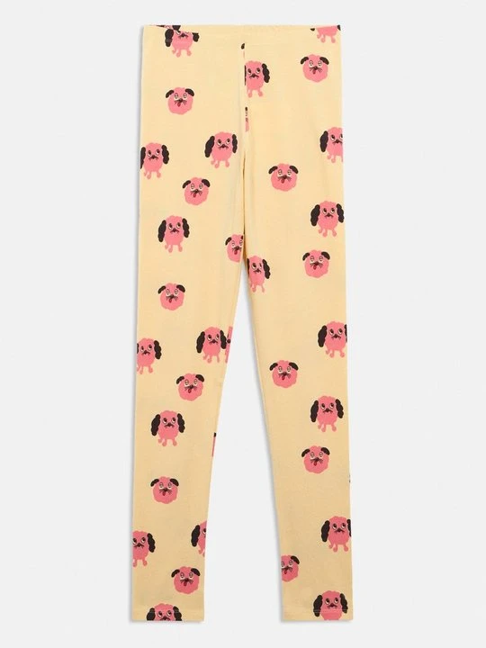 Zdjęcie produktu Spodnie legginsy Mini Rodini żółty