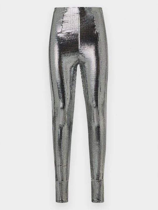 Zdjęcie produktu Spodnie legginsy MM6 Maison Margiela srebrny