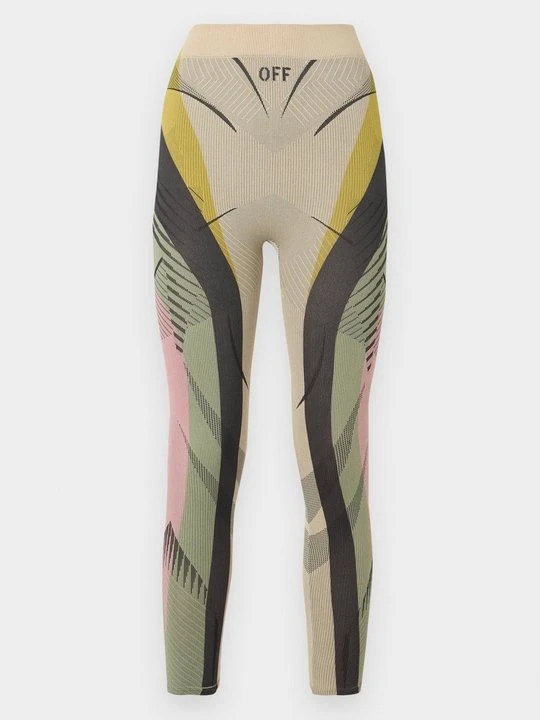 Zdjęcie produktu Spodnie legginsy Off White piaskowy