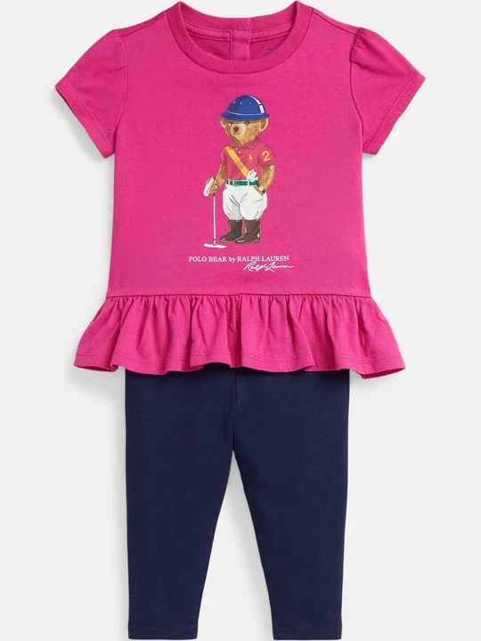 Zdjęcie produktu Spodnie legginsy Polo Ralph Lauren różowy