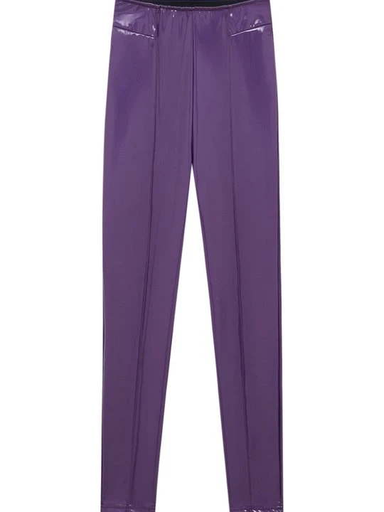 Zdjęcie produktu Spodnie legginsy PULL&BEAR fioletowy