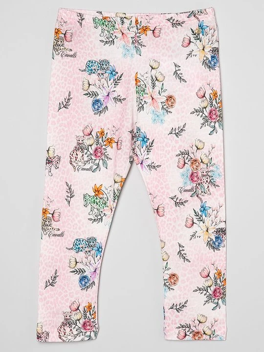 Zdjęcie produktu Spodnie legginsy Roberto Cavalli różowy