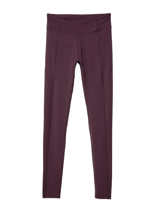 Zdjęcie produktu Spodnie legginsy Stradivarius ciemnoliliowy melanż
