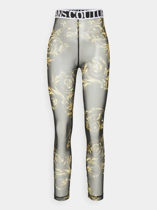 Zdjęcie produktu Spodnie legginsy Versace Jeans Couture czarny
