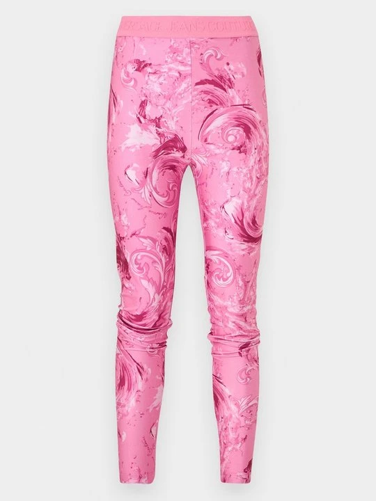 Zdjęcie produktu Spodnie legginsy Versace Jeans Couture różowy