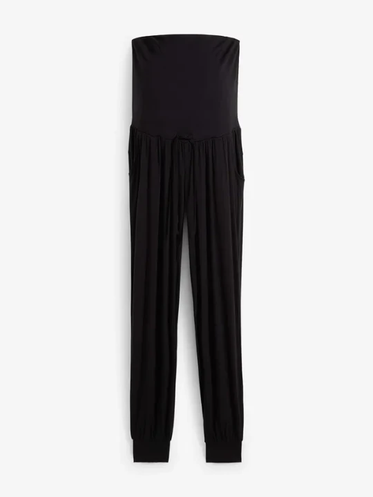 Zdjęcie produktu Spodnie loungewear na okres ciąży i po porodzie BonPrix czarny