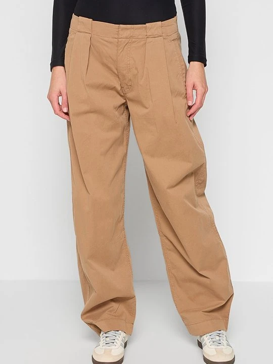 Zdjęcie produktu Spodnie materiałowe Abercrombie & Fitch brązowy