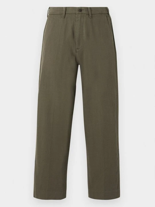 Zdjęcie produktu Spodnie materiałowe Abercrombie & Fitch ciemnozielony