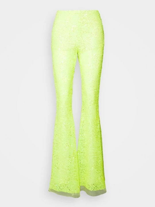 Zdjęcie produktu Spodnie materiałowe AKNVAS zielony neon