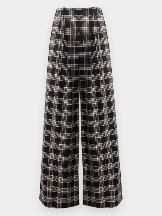 Zdjęcie produktu Spodnie materiałowe Alice + Olivia czarny