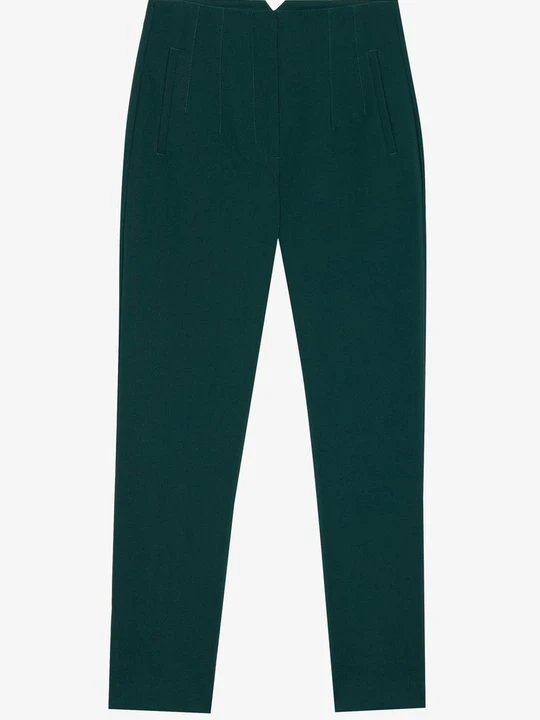Zdjęcie produktu Spodnie materiałowe Anna Field By Zalando ciemnozielony