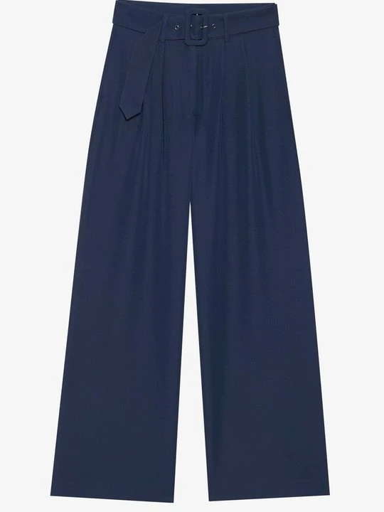 Zdjęcie produktu Spodnie materiałowe Anna Field By Zalando granatowy