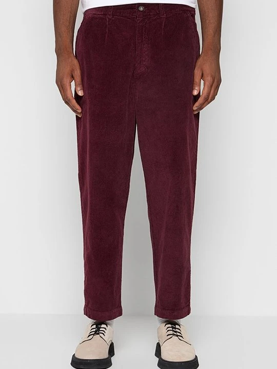Zdjęcie produktu Spodnie materiałowe Barbour bordowy