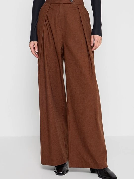 Zdjęcie produktu Spodnie materiałowe Barbour brązowy