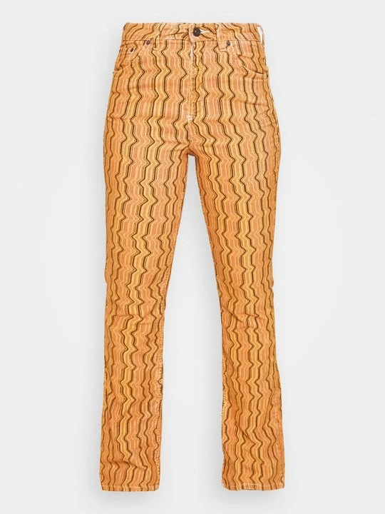 Zdjęcie produktu Spodnie materiałowe BDG Urban Outfitters pomarańczowy