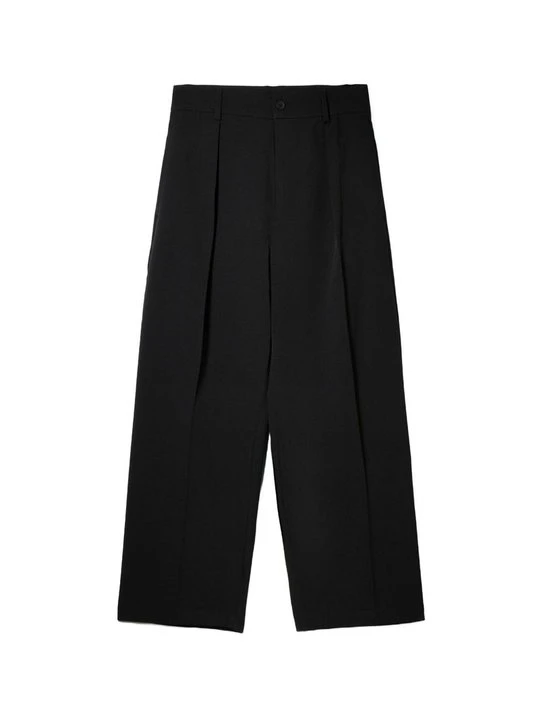 Zdjęcie produktu Spodnie materiałowe Bershka czarny