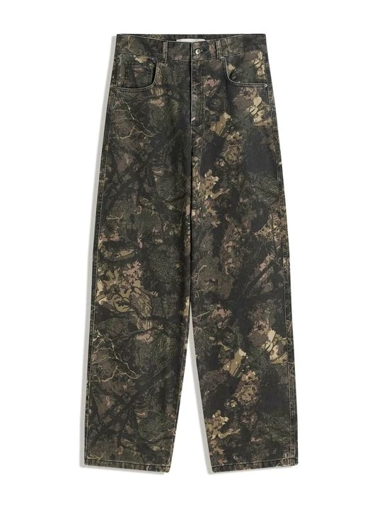 Zdjęcie produktu Spodnie materiałowe Bershka khaki