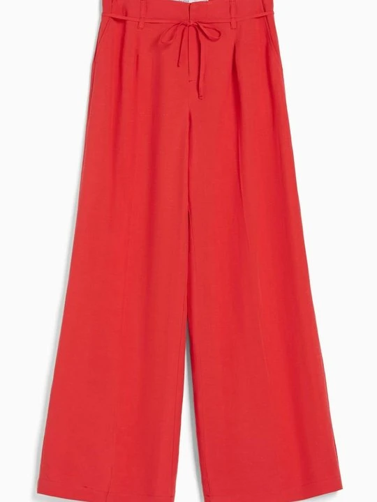 Zdjęcie produktu Spodnie materiałowe Bershka koralowy