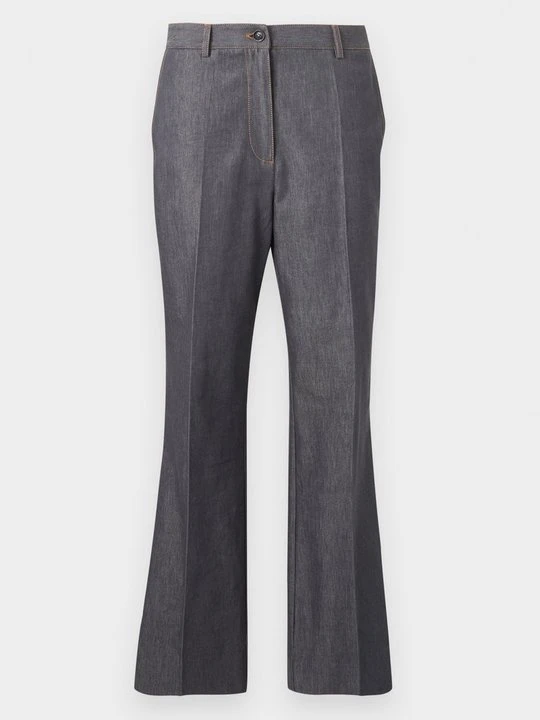 Zdjęcie produktu Spodnie materiałowe Bruuns Bazaar niebieski denim