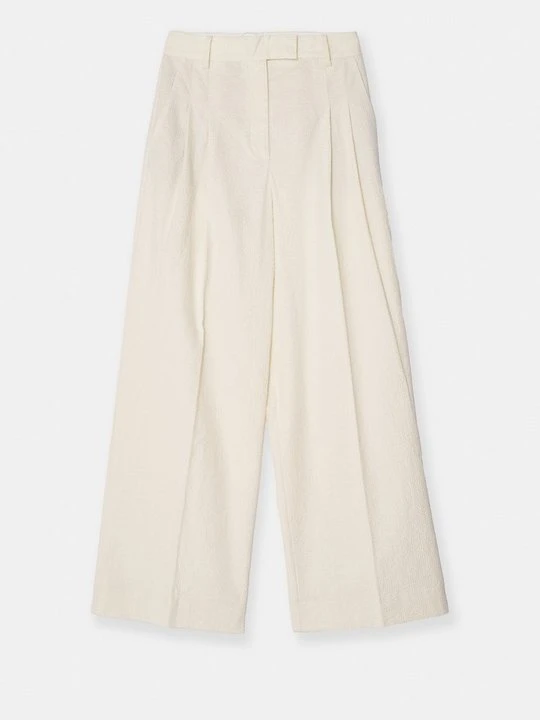 Zdjęcie produktu Spodnie materiałowe By Malene Birger mleczny
