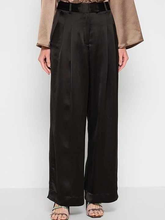 Zdjęcie produktu Spodnie materiałowe By Malene Birger czarny