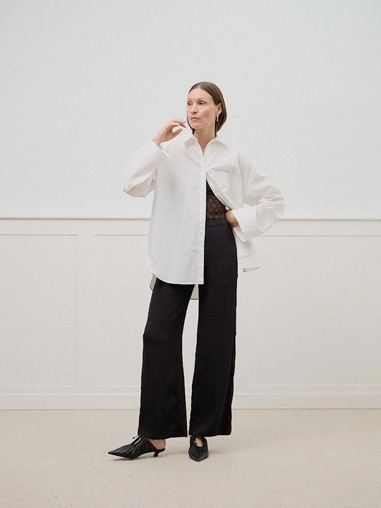 Zdjęcie produktu Spodnie materiałowe By Malene Birger czarny