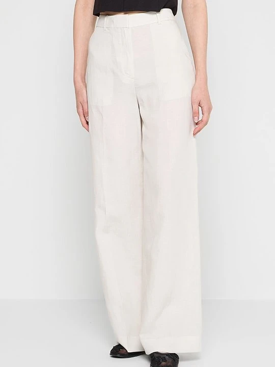 Zdjęcie produktu Spodnie materiałowe Calvin Klein mleczny