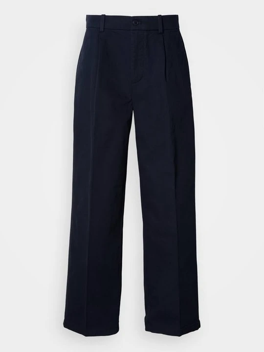 Zdjęcie produktu Spodnie materiałowe Calvin Klein Jeans granatowy