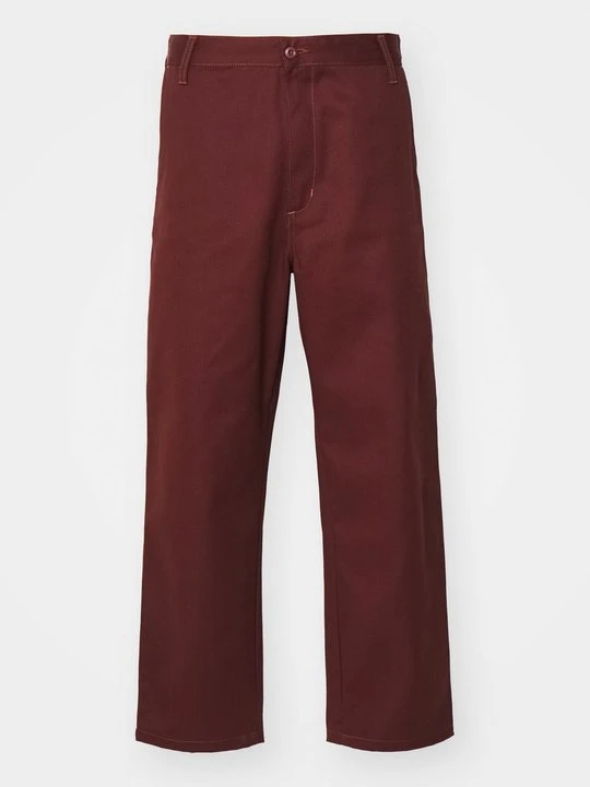 Zdjęcie produktu Spodnie materiałowe Carhartt WIP ciemnobrązowy