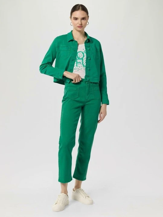 Zdjęcie produktu Spodnie materiałowe Comma Casual Identity zielony